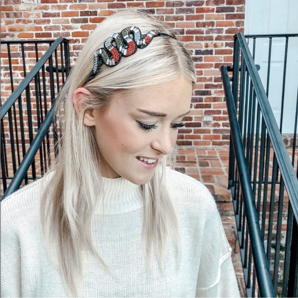 Beaded Snake Headband